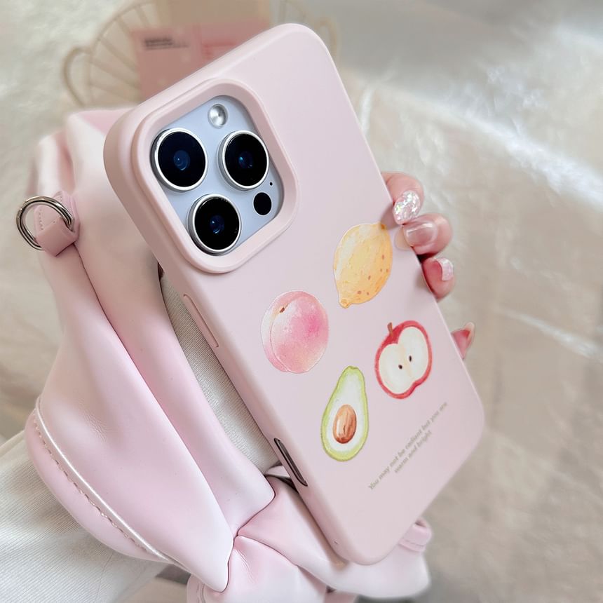 Print Strap Fruit Case Bead / Phone Set FashionChic