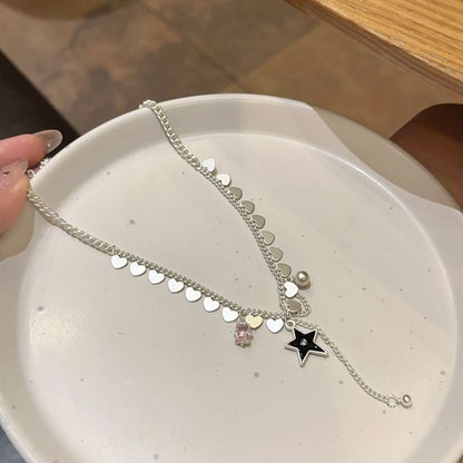 Star Pendant Lariat Necklace FashionChic