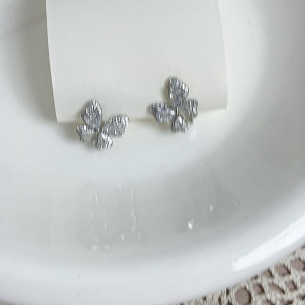 Stud Earring Butterfly Rhinestone FashionChic