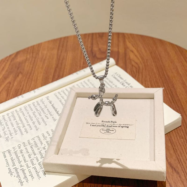 Balloon Pendant Dog Necklace FashionChic