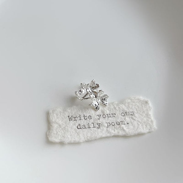 Rhinestone Leaf Cuff Ear FashionChic