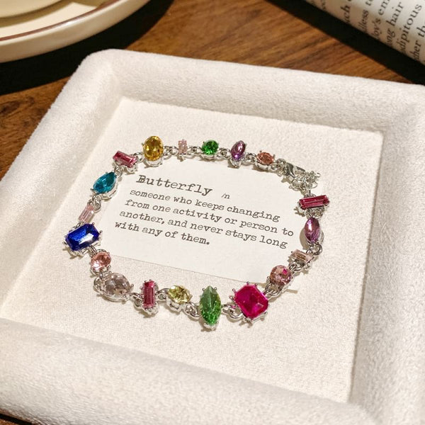 Crystal Rainbow Bracelet FashionChic