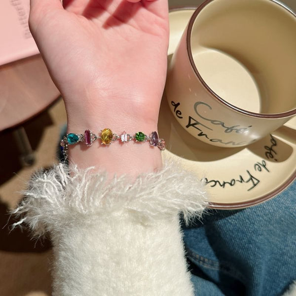 Crystal Rainbow Bracelet FashionChic