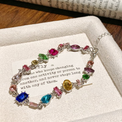 Crystal Rainbow Bracelet FashionChic
