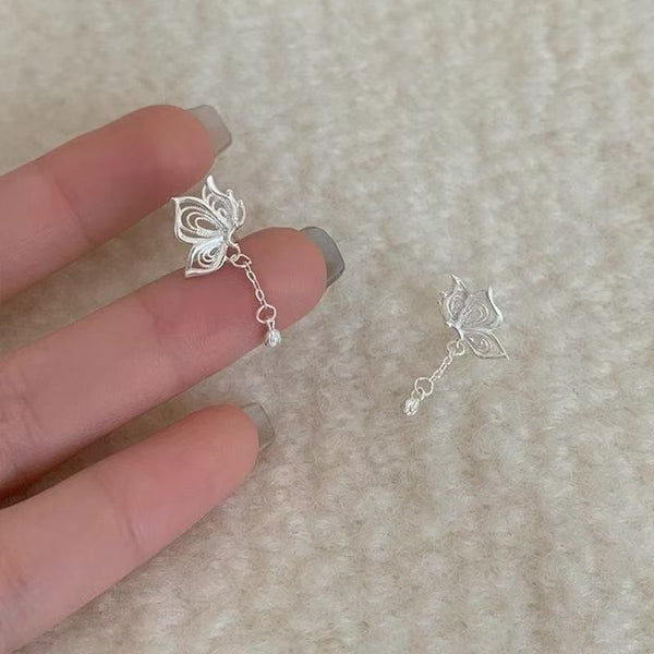 Alloy Earring Drop Butterfly FashionChic