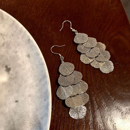 Alloy Earring Leaf Chandelier FashionChic