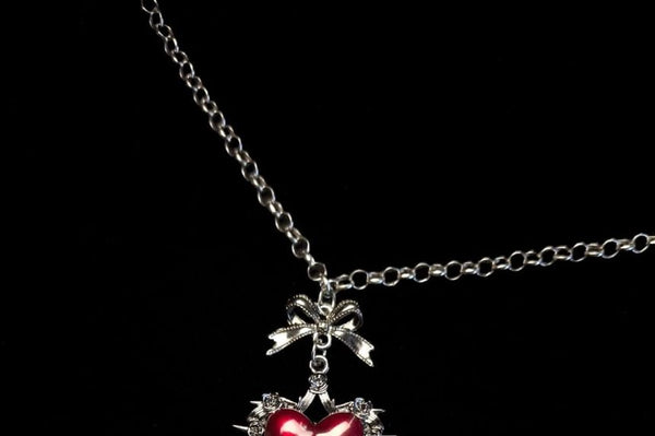 Alloy Necklace Pendant Heart Cross FashionChic