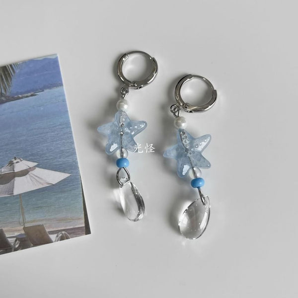 Star Earring Alloy Dangle FashionChic