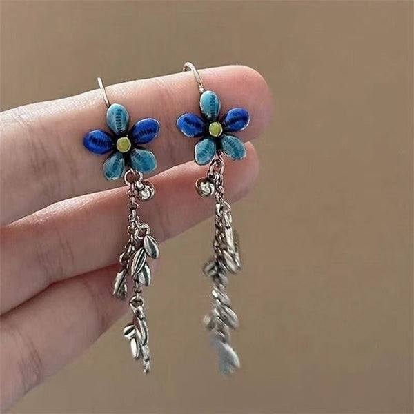 Dangle Floral Earring Alloy FashionChic