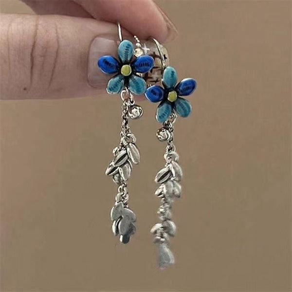 Dangle Floral Earring Alloy FashionChic