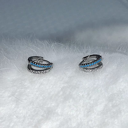 Earring Rhinestone Huggie FashionChic