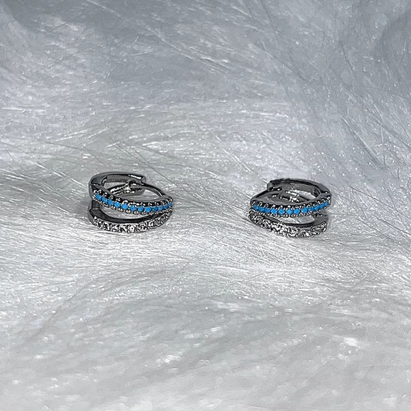 Earring Rhinestone Huggie FashionChic