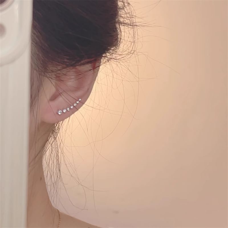 Rhinestone Earring Climber FashionChic