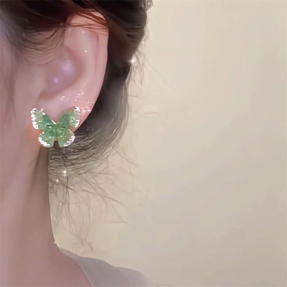 Butterfly Rhinestone Earring Stud FashionChic