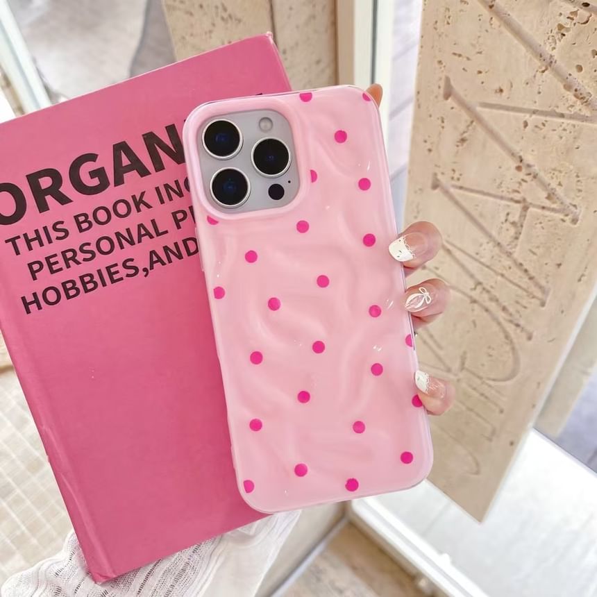 Print Case Phone Dotted FashionChic