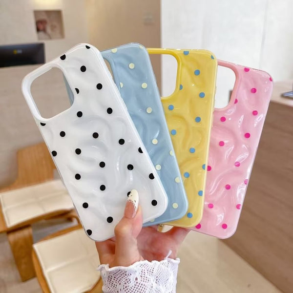 Print Case Phone Dotted FashionChic
