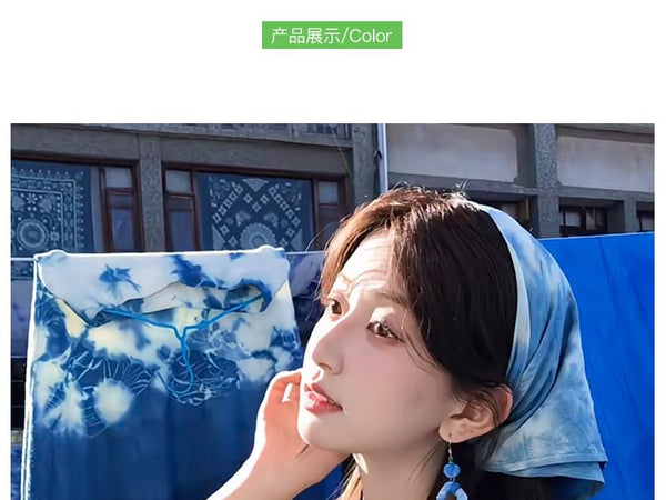 Dye Tie Earring Drop Geometry FashionChic