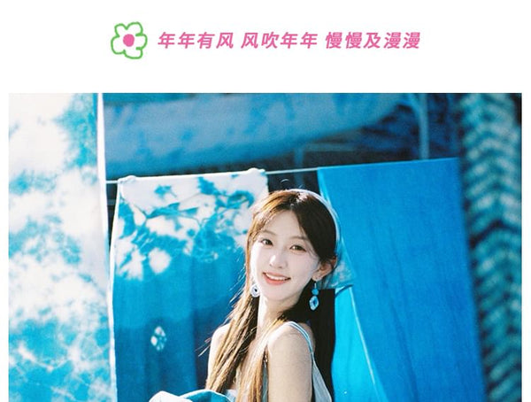 Dye Tie Earring Drop Geometry FashionChic