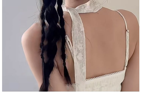 Trim Scrunchie Lace FashionChic