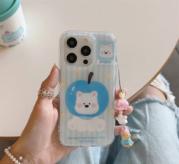 Case Phone / Charm Set Dog FashionChic