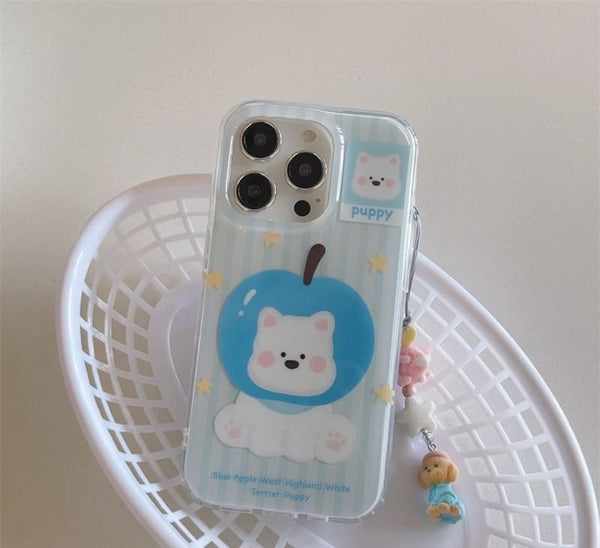 Case Phone / Charm Set Dog FashionChic