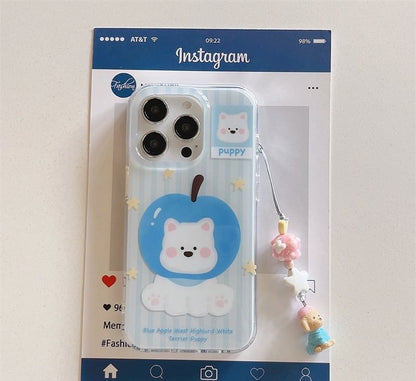 Case Phone / Charm Set Dog FashionChic