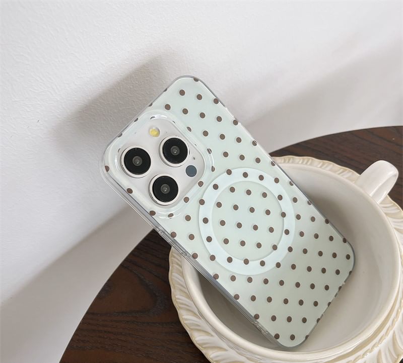 Phone (Compatible Polka Case Dot with MagSafe) Magnetic FashionChic