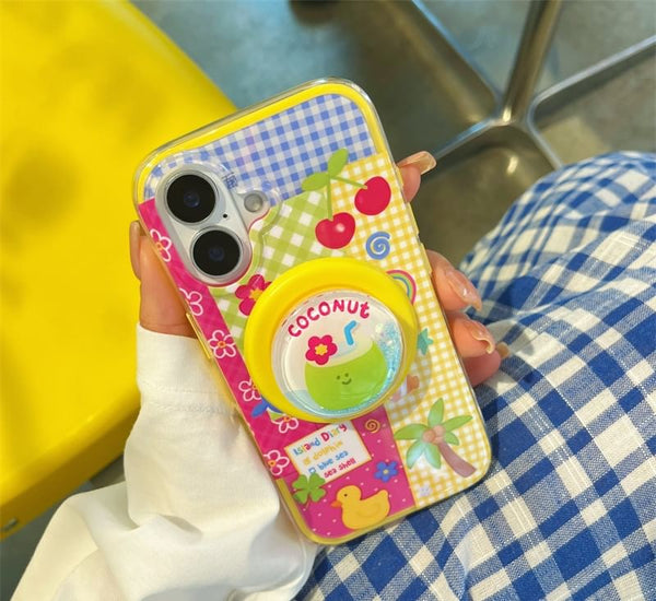 Magnetic Cartoon Phone Case Panel with MagSafe) (Compatible FashionChic