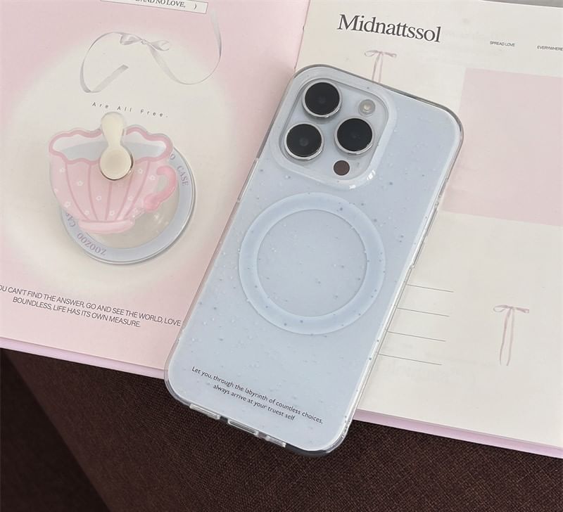 Magnetic MagSafe) Phone Glitter (Compatible with Case FashionChic