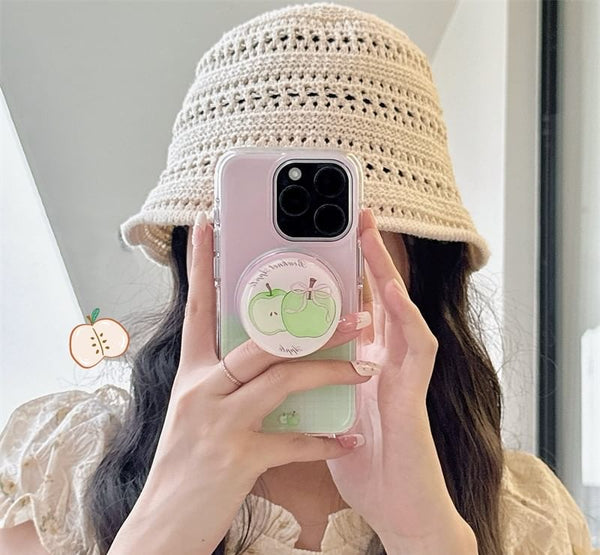 MagSafe) Case with (Compatible Apple Magnetic Phone Plaid FashionChic