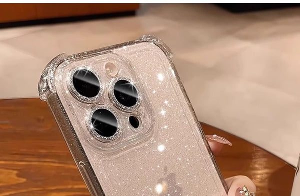 Case Glitter Transparent iPhone FashionChic