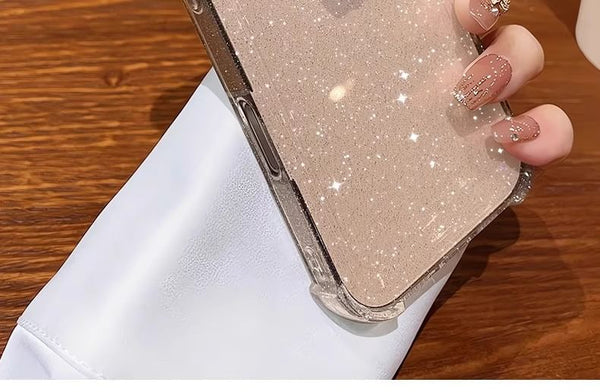 Case Glitter Transparent iPhone FashionChic