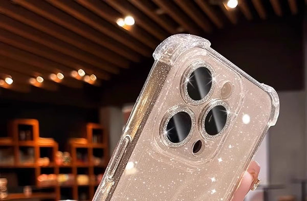 Case Glitter Transparent iPhone FashionChic