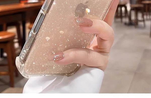 Case Glitter Transparent iPhone FashionChic