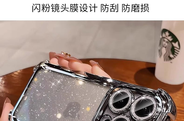 Case Glitter Transparent iPhone FashionChic