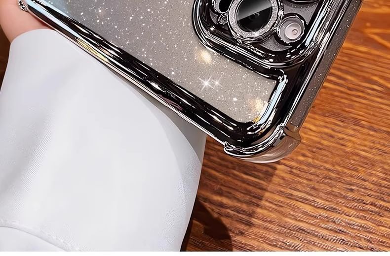 Case Glitter Transparent iPhone FashionChic
