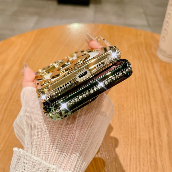 Case iPhone Rhinestone Flame FashionChic