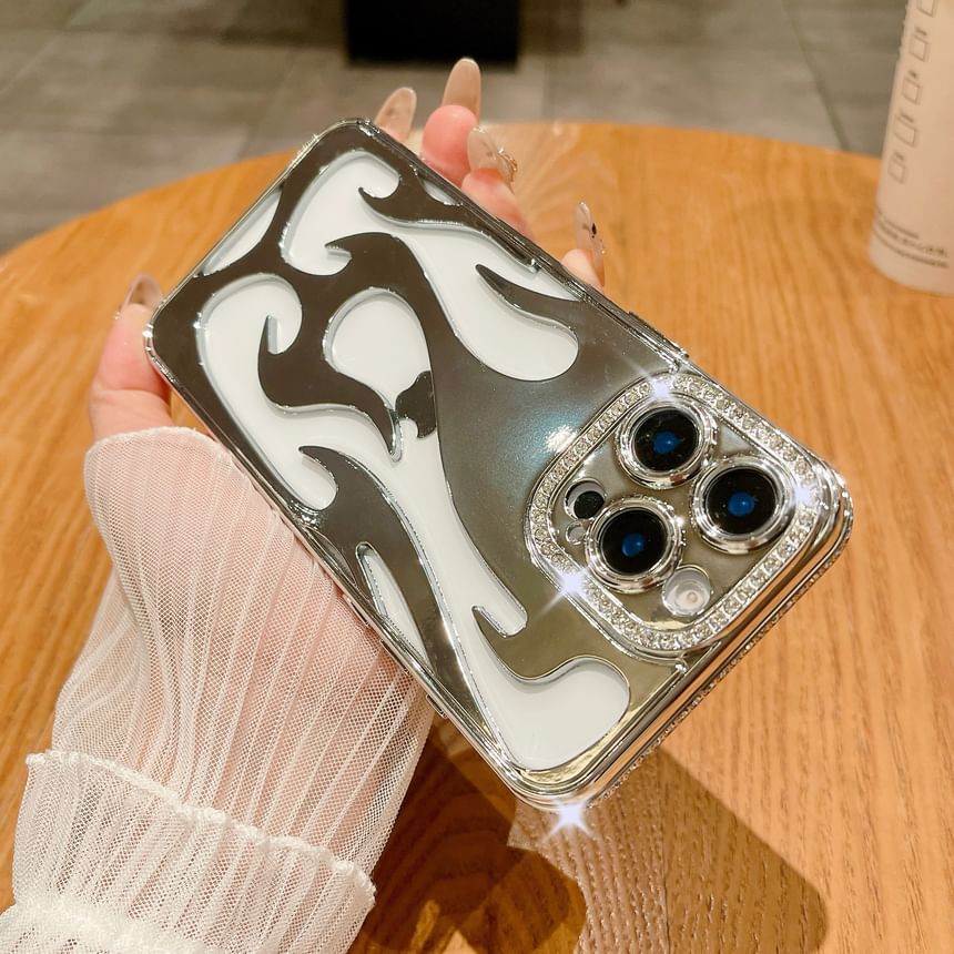 Case iPhone Rhinestone Flame FashionChic
