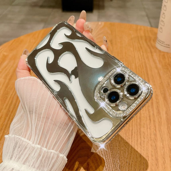 Case iPhone Rhinestone Flame FashionChic