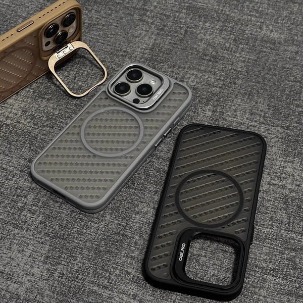 Magnetic Case (Compatible iPhone MagSafe) with Perforated FashionChic