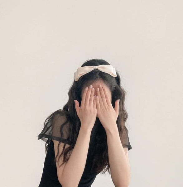 Headband Bow Plain FashionChic