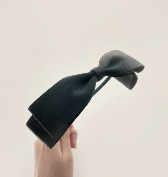 Headband Bow Plain FashionChic