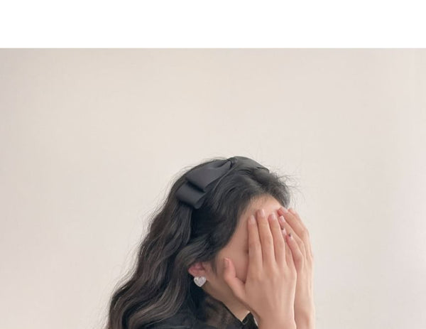 Headband Bow Plain FashionChic