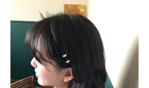 Rhinestone Hair Ring FashionChic