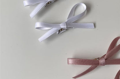 of Set Plain Hair Clip Bow 3: FashionChic