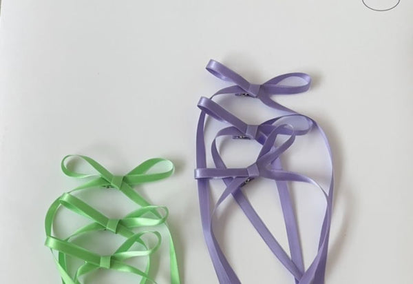 Set Hair Bow 3: Clip Plain of FashionChic