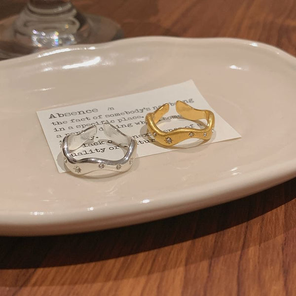 Rhinestone Open Set Ring / FashionChic