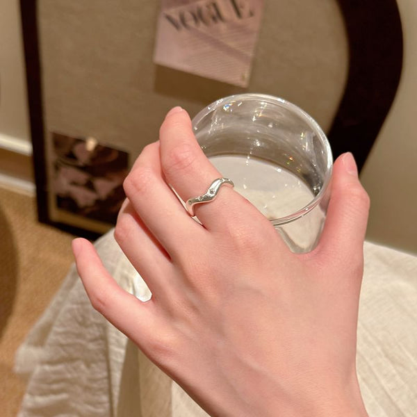 Rhinestone Open Set Ring / FashionChic