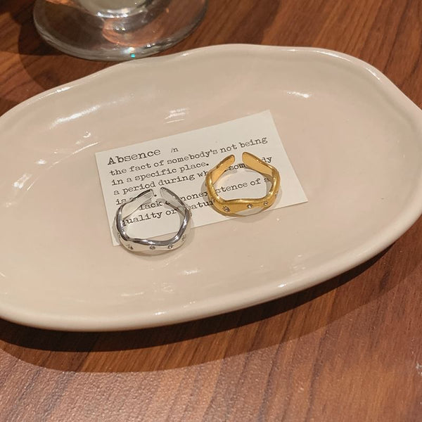 Rhinestone Open Set Ring / FashionChic