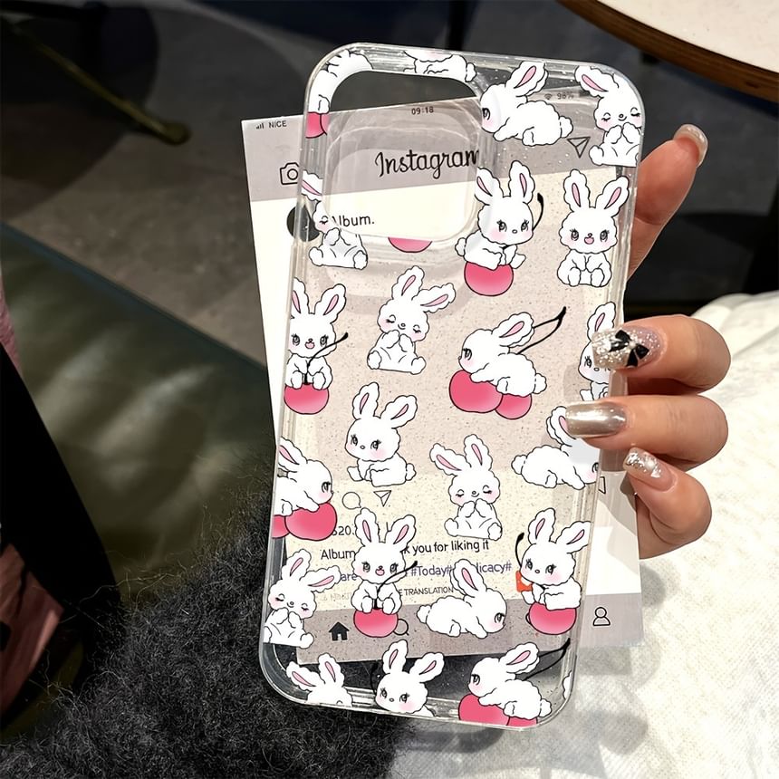 Case Rabbit Print Phone FashionChic